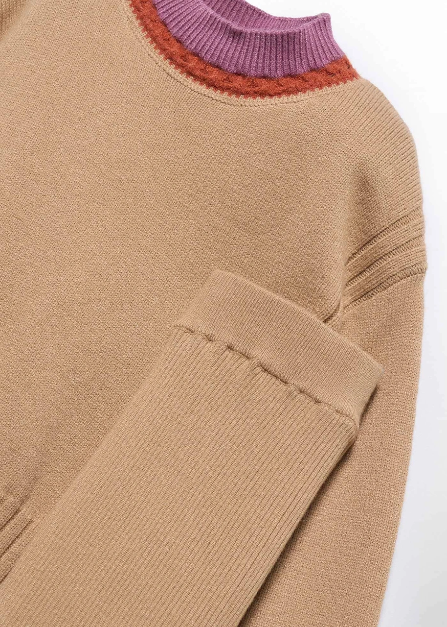 Mayoral Abel&lula Kız Çocuk Triko Takım Camel