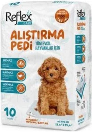 Reflex Care Reflex Care Kaydırmaz Köpek Alıştırma Pedi 60x90 Cm 10'lu