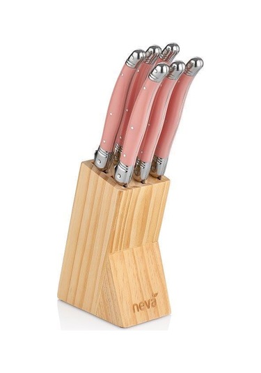 Neva N2574 Sweet 6'lı Mini Bıçak Seti-Pembe
