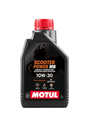 Motul Scooter Power Mb 10W-30 4T Motor Yağı 1 L