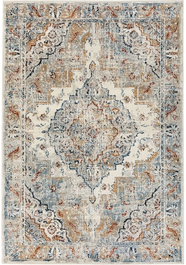 Eskitme Halı, Çok Renkli, 160x235 Cm