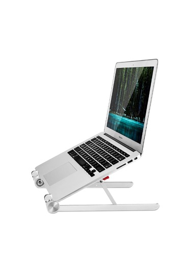 Bix Saiji X1 Alüminyum Notebook Laptop Standı Beyaz