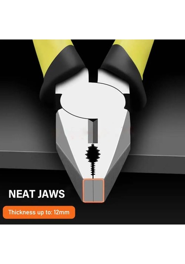 Evrensel Tel Kesici Diyagonal Pense Sıkma Pense İğne Kargaburun Çok Fonksiyonlu A
