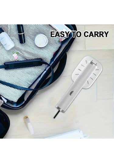 Carrier Beyaz Taşınabilir El Tipi Usb Ütü Kompakt Pilsiz Seyahat Ev Otel İçin Siyah Beyaz