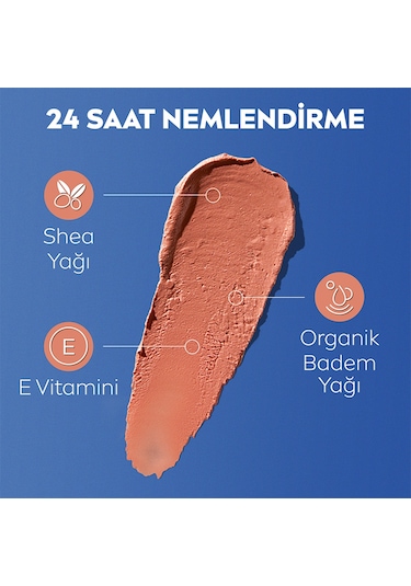 Nivea Renkli Dudak Bakım Kremi ve Yanak Balmı SPF30 Nude