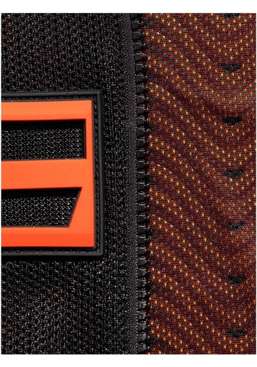 Icon Mesh Af Lthr Korumalı File Motosiklet Montu Siyah Oranj