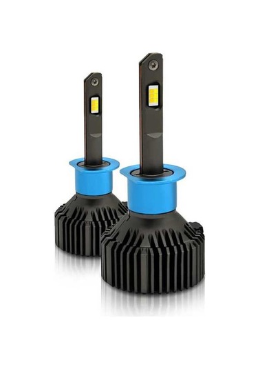 Pazly H1 Ip67 Su Geçirmez Araba Led Far Ampulü Gri