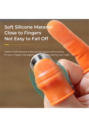 Reedark "bahçe Ve Mutfak İçin Pratik Silikon Parmak Bıçak Seti - 1 Bıçak + 5 Silikon Ped"