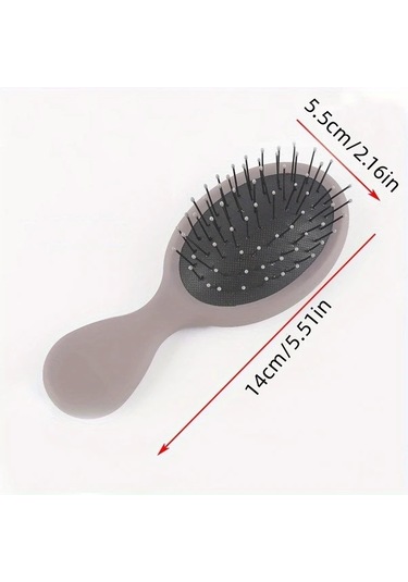 Elmpaly Tüm Saç Tipleri İçin Konforlu Hava Yastıklı Masaj Fırçası - Dayanıklı Abs Plastik, Rastgele Renk