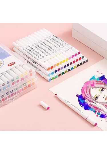 Valkyrie 24 Adet Slim Marker Kalem Seti