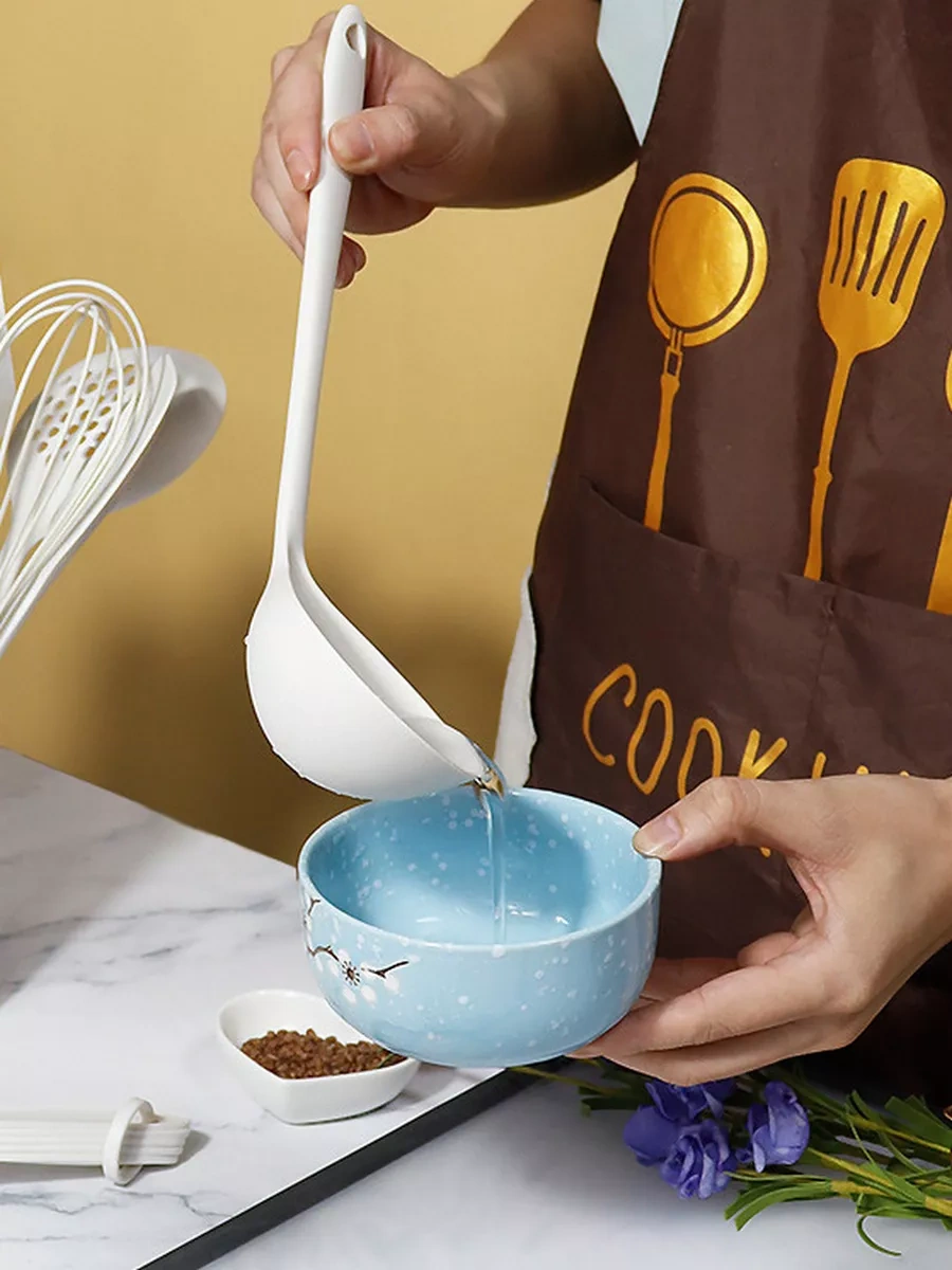 Home&sweet Silikon Spatu Mutfak Seti 21 Parça + Stand 207424370 Bej