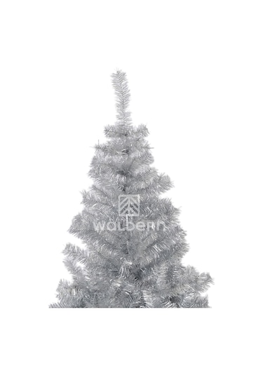 Waldern Premium Luxury Series 180 cm 620 Dal Yılbaşı Çam Ağacı Simli Gümüş