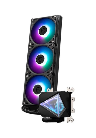 Msı Mag Corelıquıd I360 360mm Lga 1851 15.nesil & Am5 Argb Sıvı İşlemci Soğutucusu Siyah