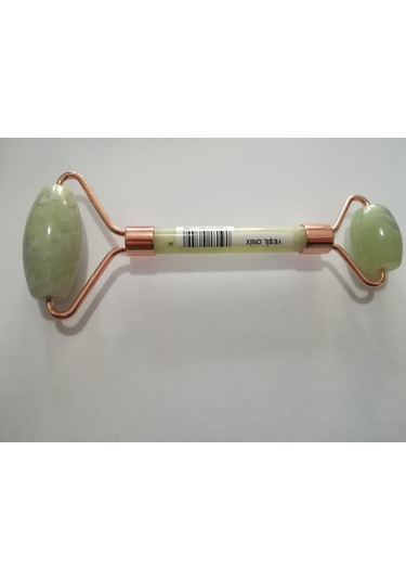 Doğal Taş Yeşil Oniks Roller Yüz Masaj Aleti