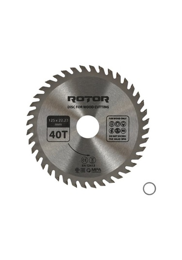 Ahşap Kesme Diski Rotor 125 22,23 40t