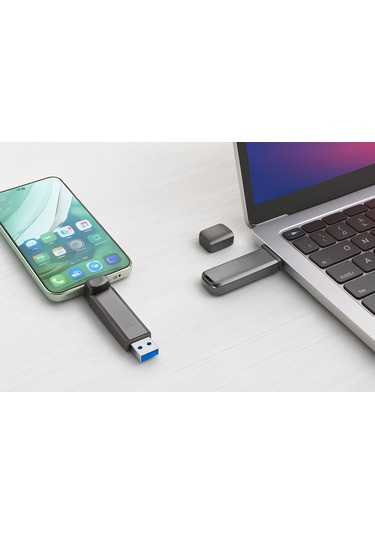 1 Tb Flash Bellek Usb 3.2 Type-c Yazma Hızı,darbeye Dayanıklı Anti Manyetik Gümüş