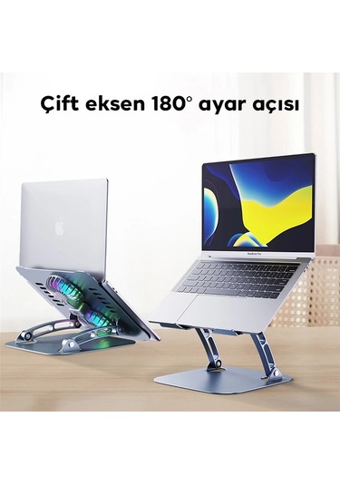 Ally T619g 360 Dönebilen Alüminyum Alaşım Soğutucu Masaüstü Lap