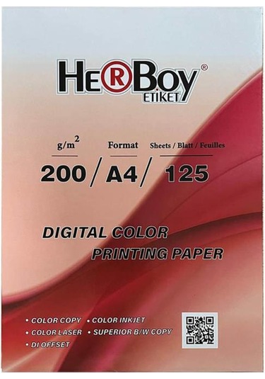 Herboy Fotokopi Kağıdı A4-200gr. 125'li Paket Hrb-3209