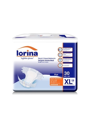 Lorina Belbantlı Hasta Bezi XL 30 Adet