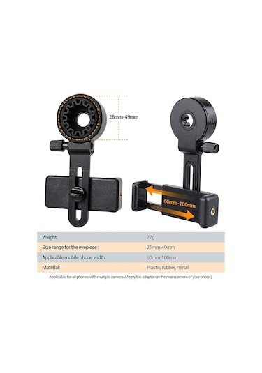 Evrensel Cep Telefonu Montajı Uyumlu Dürbün,monoküler,mikroskop