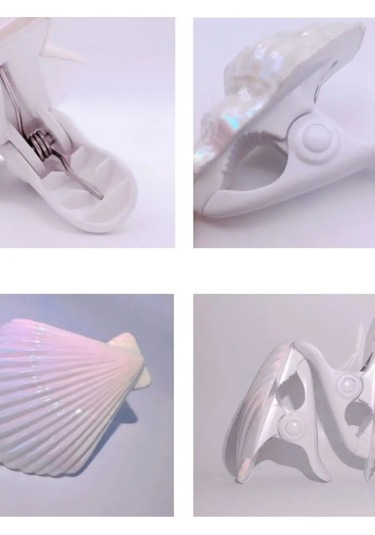 Şezlong İçin Mandallar 163775479 Beyaz