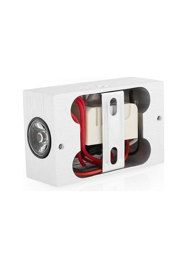 Suntek Led Duvar Işık Yukarı Aşağı Lamba Aplik Aydınlatma Mor Işık Mor