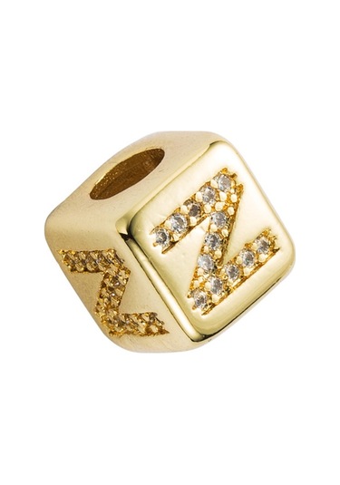 İngilizce Mektup Boncuk Bilezik Pirinç Mikro Kakma Çift Kırmızı Dize Çekme Dıy Bilezik Takı, Stil: N Çok Renkli