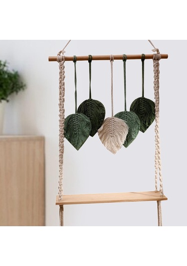 Homyl Duvar Yaprak Asılı Goblen Raf Saçak Oturma Odaları