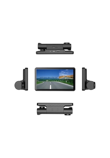 Navigold Ds-413 Full Hd 1080p Araç İçi Dvr Kamera 3 Kameralı