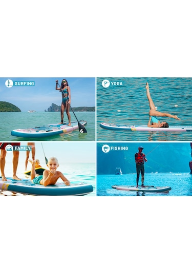 Aqua Harmony 11 Geniş Ve Dengeli Şişme Paddle Board 335x86x15 Cm Sup Seti