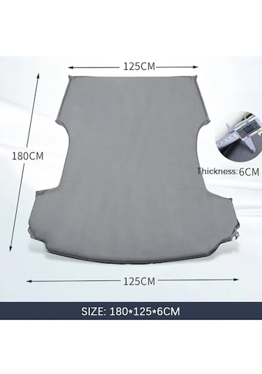 Tesla Model Y İçin Araç İçi Şişme Yatak Ve Yastık Seti + Pompalı