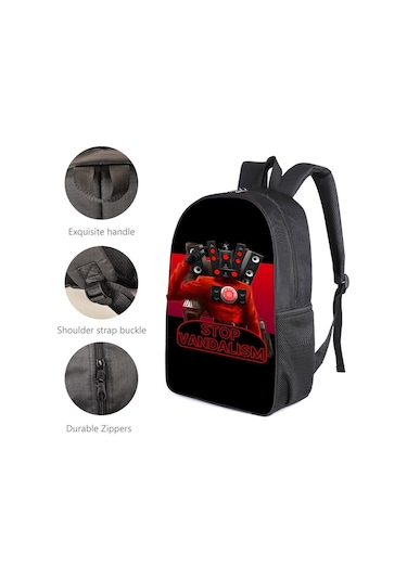 Örümcek Adam Yeni Sırt Çantası Büyük Kapasiteli Öğrenci Kişilik Okul Çantası Üç Parça Seti Stil 22