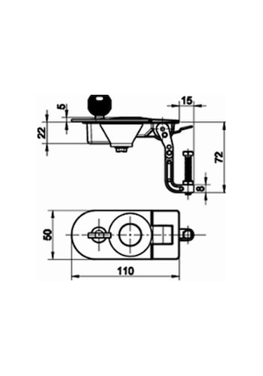 Sensation Karavan Bagaj Kilidi Basmalı Sıkıştırmalı Düz Tip