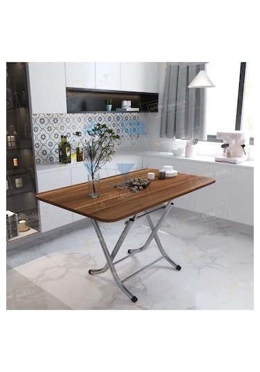70x120 Cm Dekoratif Katlanır Masa Mutfak Masası