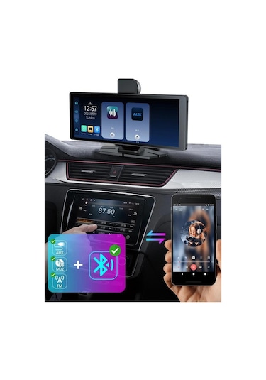 Torima T94c41 Wifi Bluetooth 4k Carplay Ön-arka Araç Kamerası