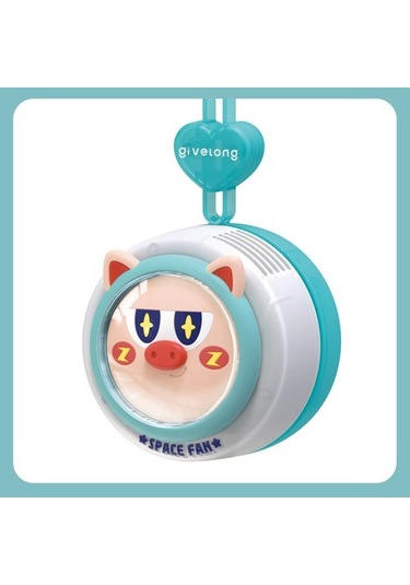 Usb Mini El Fanı - Turuncu 4652 Mavi