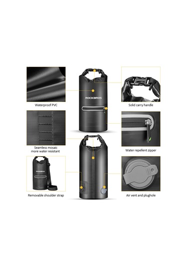 Yunboo Su Geçirmez Şamandıralı 20l Sırt Çantası - Plaj Ve Su Sporları İçin Çok Renkli