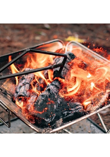 Tongxida Kömür Odun Tutucu Demir-çam Saplı Kamp Mangal Izgara Çekiçi Farklı Renkler Çok Renkli