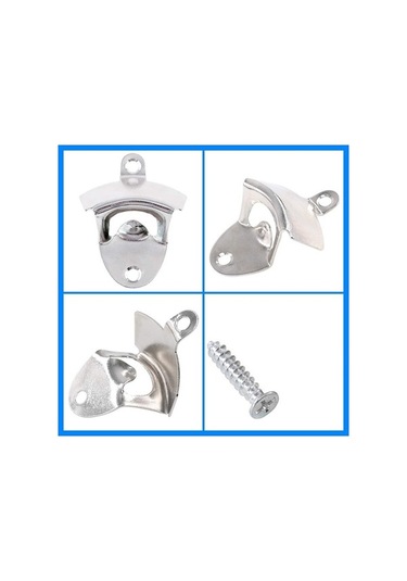 Didadodo 12 Adet Gümüş/ze/Siyah Montaj Vidaları Şişe Açacağı Seti, Soda Açık & Mutfak Barlar İçin Çok Renkli