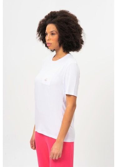 United Colors Of Benetton Kadın Pijama Üstü Bnt-w20406 Beyaz