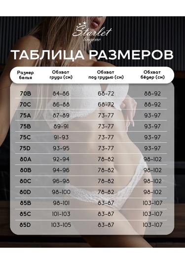 Starlet Lingerie Dantel İç Çamaşırı Seti 159667325 Beyaz