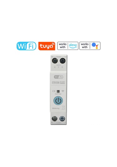 Maiyame Stm-63m 63a Akıllı Sigorta, Tuya Wifi İle Uzaktan Kontrol, Zamanlama Ve Enerji Ölçüm Özellikli, 90-360v Tuya Wifi