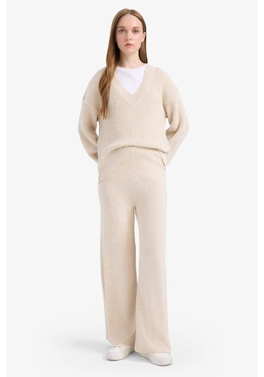 Defacto Relax Fit Pantolon V0088az25wner99 Ekru