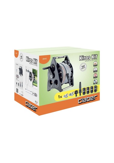 Claber 8945 Kiros Kit Hortum Makarası