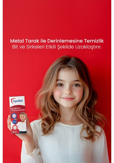 Optibit 150 Ml Bit Şampuanı Metal Tarak Hediyeli