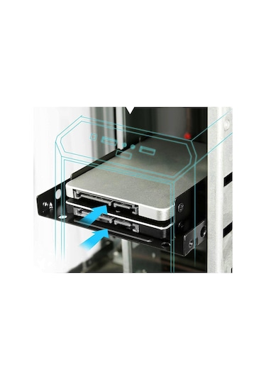 2li 3.5" 2x2.5" Ssd / Hdd Bağlama Harddisk Kızağı 2x Hdd Tutucu