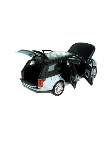1:24 Ölçek Metal Model Super Suv Çek Bırak Işıklı Sesli Beyaz Syh