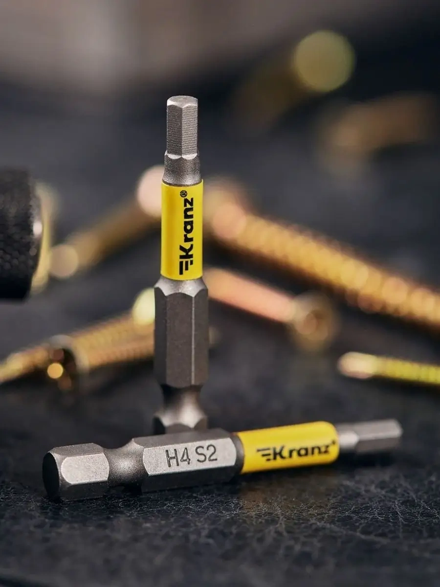 Kranz Manyetik Çelik Hex4x50 Mm Tornavida Ucu, 2 Adet 57924488