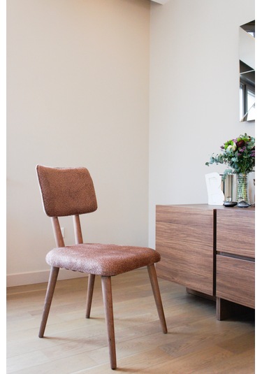 Dolly Ahşap Sandalye Ceviz-kahverengi