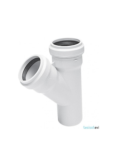 Pvc 50X50 Çatal - Lavabo ve Çamaşır-Bulaşık Makine Ayrıştırıcısı